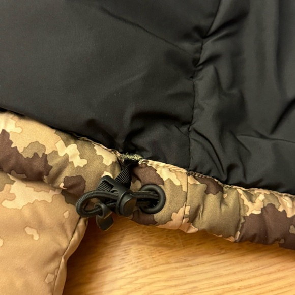 THE NORTH FACE BALHAM DOWN PUFFER JACKET INSULATED CAMOU HOODIE - Picture 7 of 8